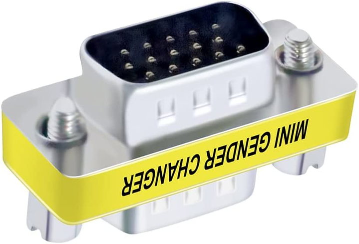 Mini Gender Changer VGA DB 15 Pin HD M/F - Manhattan IADAP 736-15HD