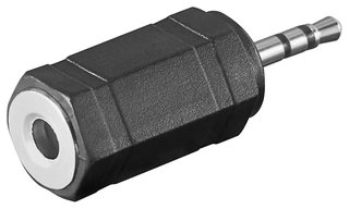 Audio adapter 2.5mm M to 3.5mm F - Goobay IADAP AU-227