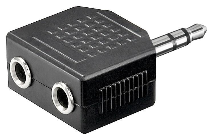 Audio Adapter 3.5 mm Double Female Male Stereo - Goobay IADAP AU- 3 M 23 F