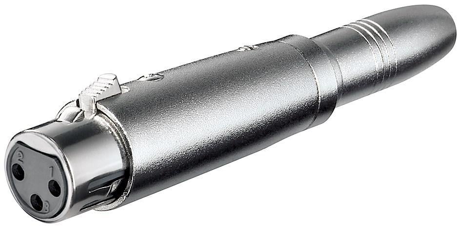 Adattatore XLR Cannon Femmina ad Audio 6,35mm Femmina Mono - Goobay IADAP AU-XLR-453