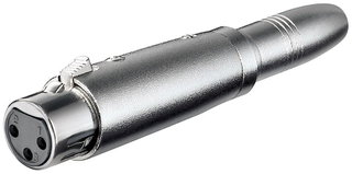 Adattatore XLR Cannon Femmina a Jack 6,35mm Femmina Mono - Goobay IADAP AU-XLR-453