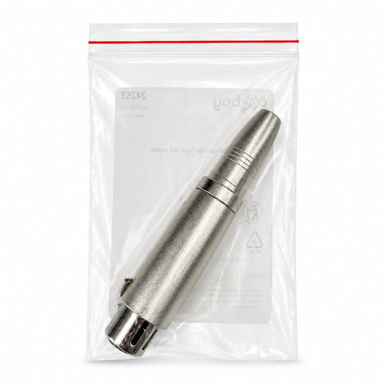 Adattatore XLR Cannon Femmina ad Audio 6,35mm Femmina Mono - Goobay IADAP AU-XLR-453