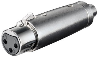 Adattatore XLR Cannon Femmina a RCA Femmina - Goobay IADAP AU-XLR-457