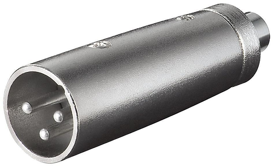XLR Cannon Male to RCA Female Adapter - Goobay IADAP AU-XLR-458