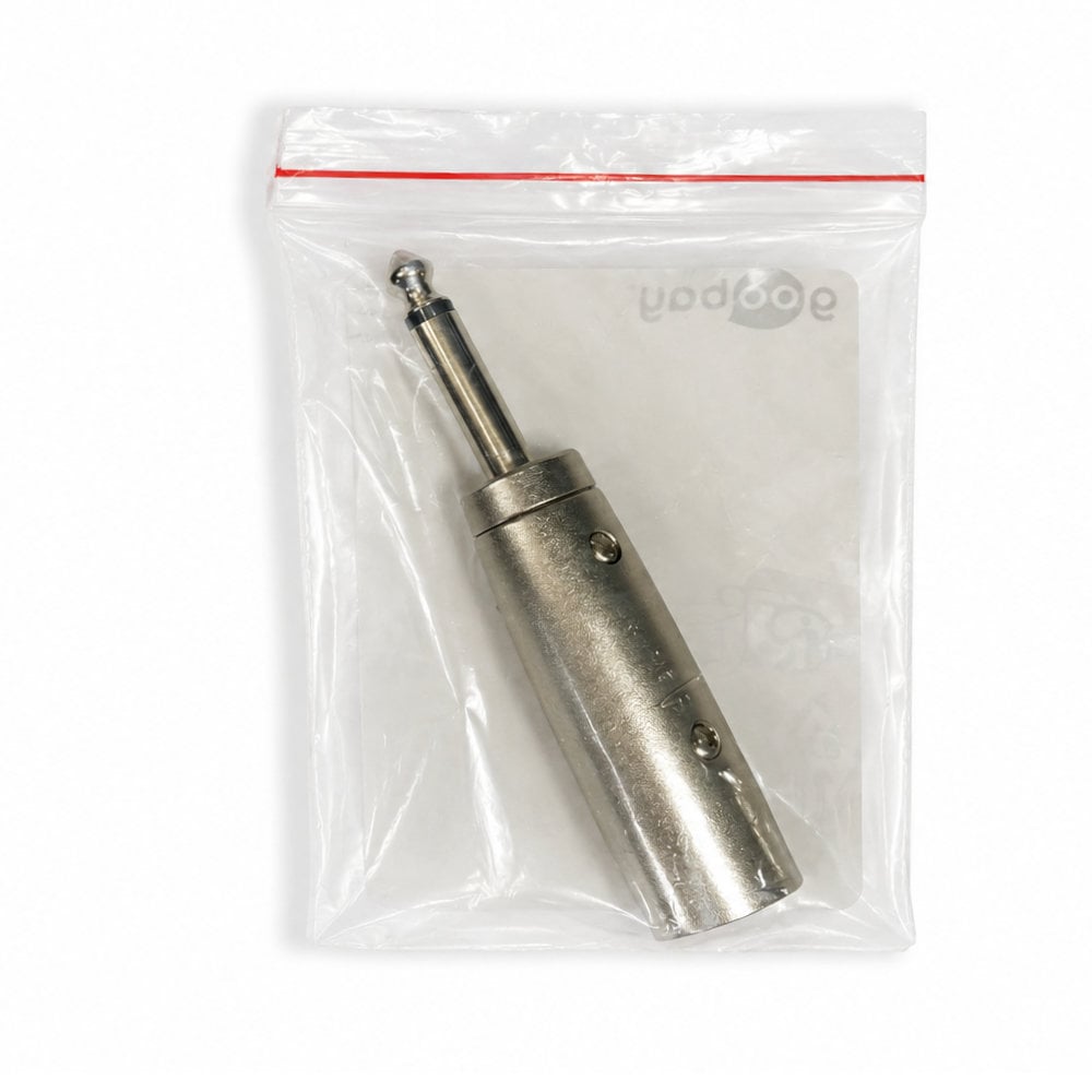 Adattatore XLR Cannon Maschio ad Audio 6,35mm Maschio Stereo - Goobay IADAP AU-XLR-515