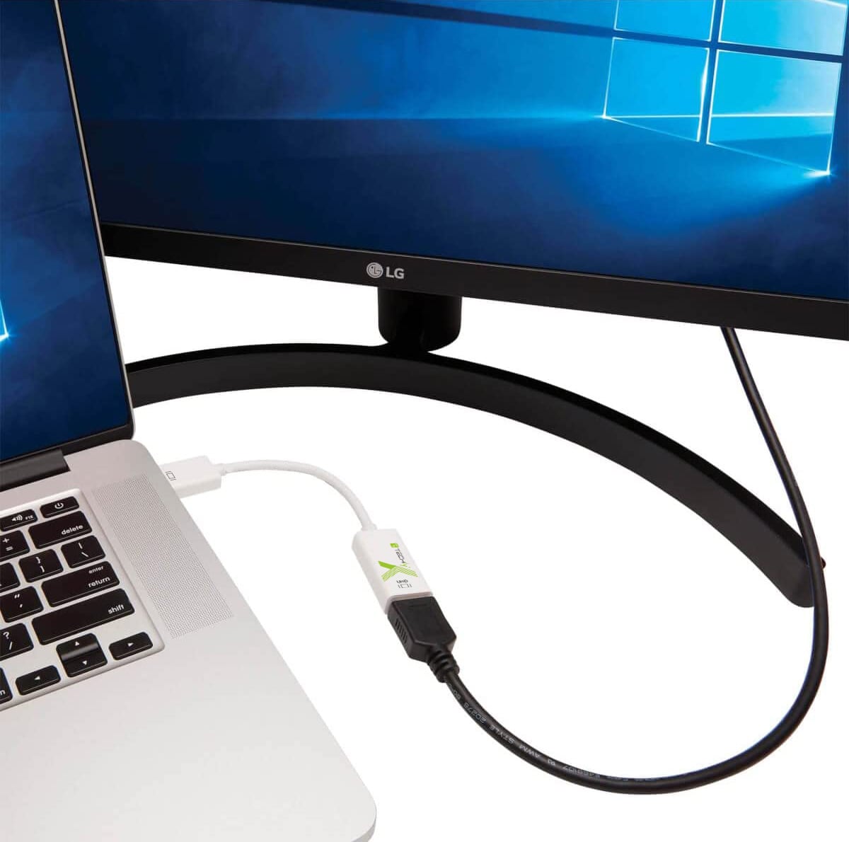 Adattatore Attivo Displayport 1.2 Maschio HDMI Femmina 4K 60Hz 15 cm Bianco - Techly IADAP DP-HDMI2F60