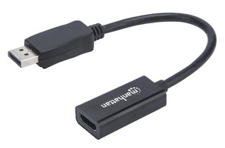 Passive DisplayPort to HDMI Adapter - Manhattan IADAP DP-HDMIF2M
