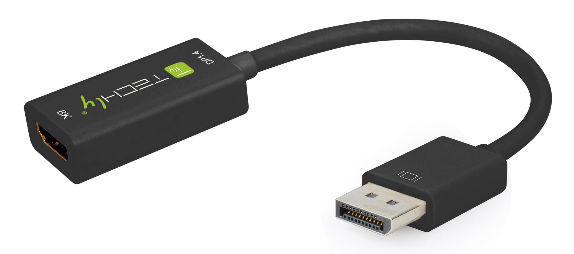 Adattatore DisplayPort 1.4 a HDMI 8K Attivo nero - Techly IADAP DP-HDMIF8K