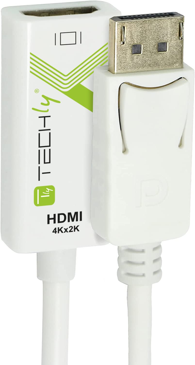 Adattatore Passivo DisplayPort Maschio a HDMI Femmina 4K 60Hz - Techly IADAP DP-HDMIFP460