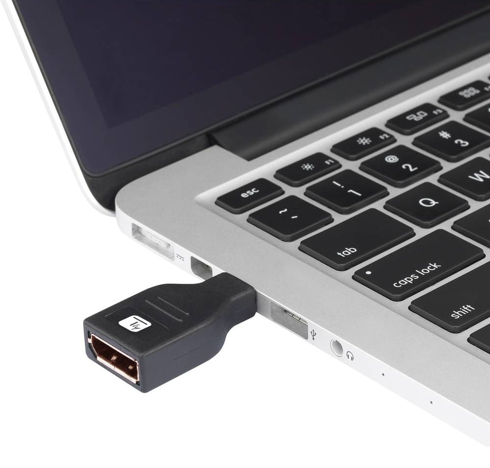 Adattatore Mini DisplayPort M (Thunderbolt)/DisplayPort F 4K Nero - Techly IADAP DP-MDP2