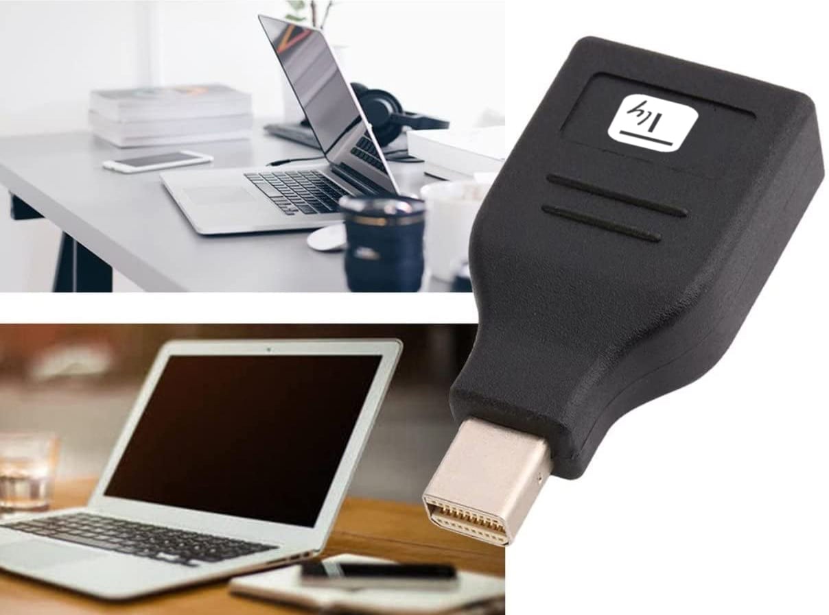 Adattatore Mini DisplayPort M (Thunderbolt)/DisplayPort F 4K Nero - Techly IADAP DP-MDP2