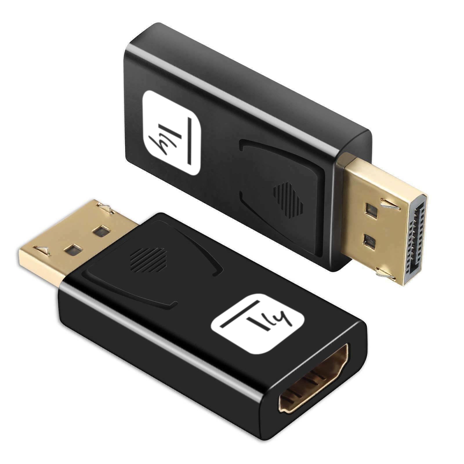 Adattatore Convertitore da DisplayPort DP 1.2 a HDMI 4K 60Hz Nero - Techly IADAP DSP-2124K