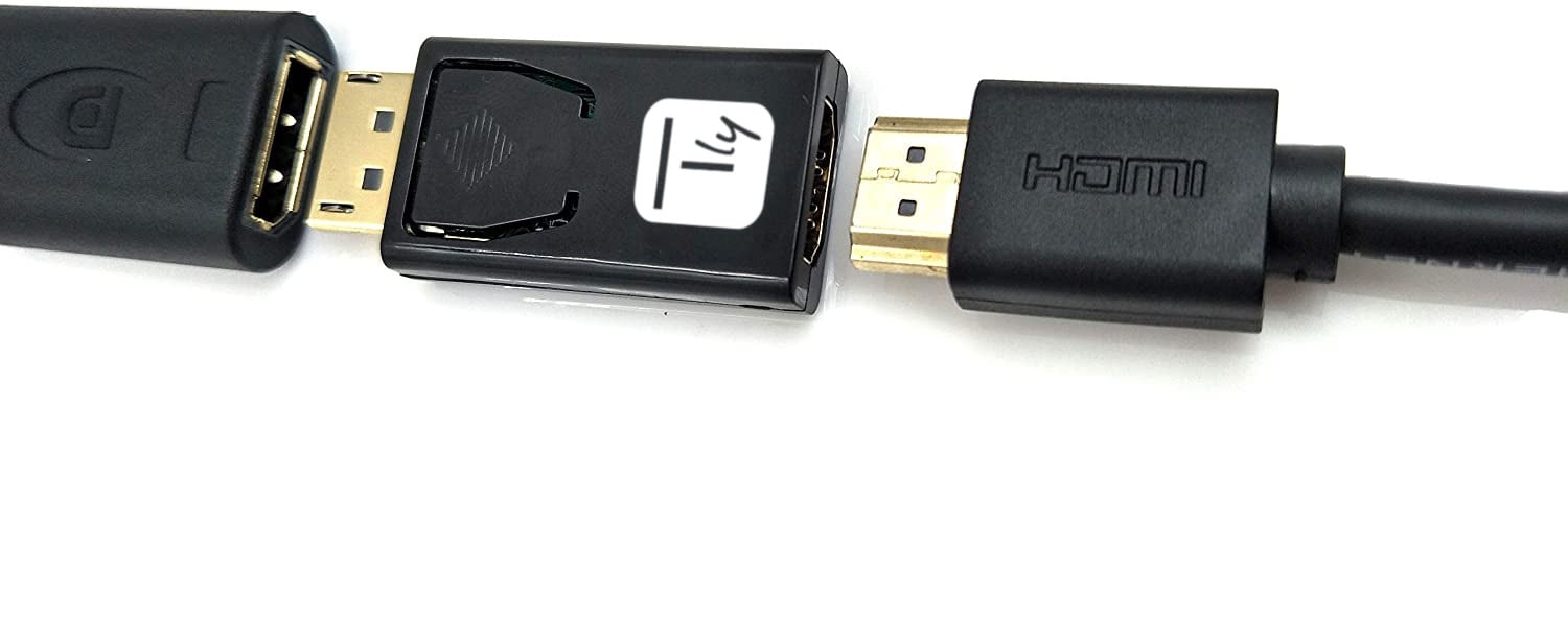 Adattatore Convertitore da DisplayPort DP 1.2 a HDMI 4K 60Hz Nero - Techly IADAP DSP-2124K