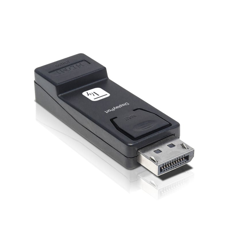 Adattatore Convertitore da DisplayPort DP 1.2 a HDMI 4K 30Hz Nero - Techly IADAP DSP-2124K3