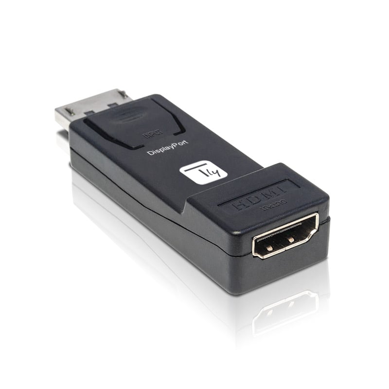 Adattatore Convertitore da DisplayPort DP 1.2 a HDMI 4K 30Hz Nero - Techly IADAP DSP-2124K3