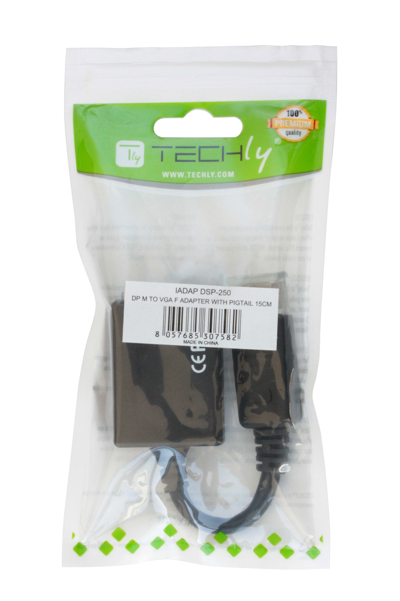 Adattatore DisplayPort DP M a VGA F - Techly IADAP DSP-250