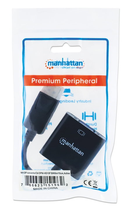 DisplayPort to VGA Converter Cable - Manhattan IADAP DSP-250M