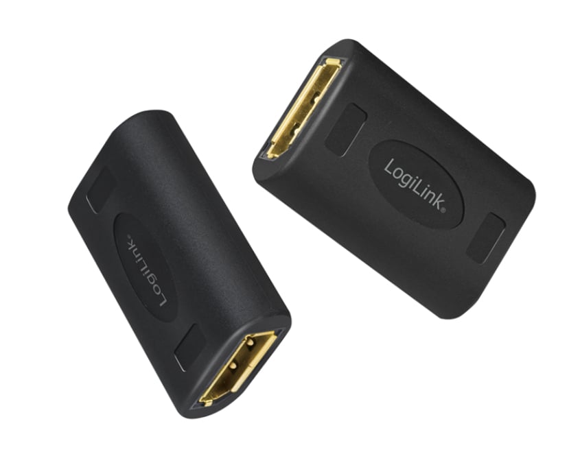 Extender ripetitore DisplayPort DP F a DP F UHD 8K@60Hz nero - Logilink IADAP DSP-F/F