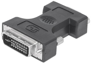 DVI-I Male to VGA Female Adapter - Manhattan IADAP DVI-8700