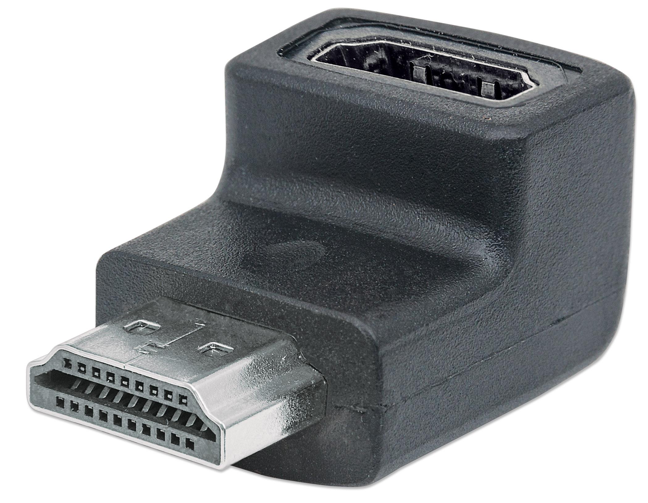 Adattatore HDMI M/F 90° verso l'alto - Manhattan IADAP HDMI-519