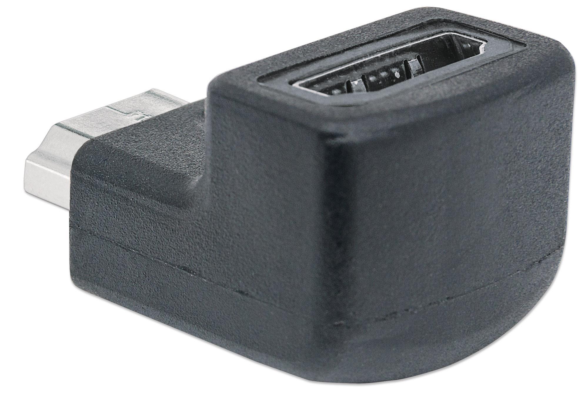 Adattatore HDMI M/F 90° verso l'alto - Manhattan IADAP HDMI-519
