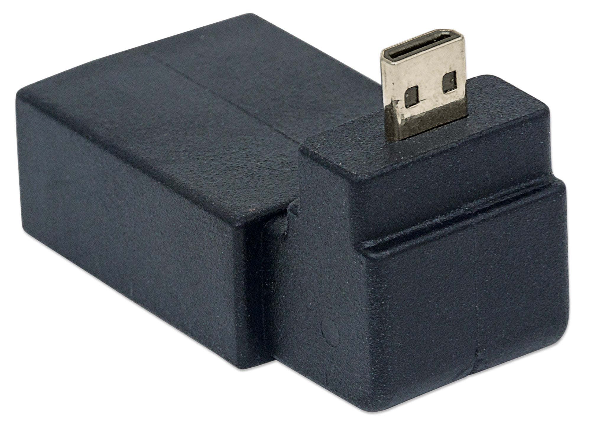 Adattatore HDMI A Femmina / Micro D Maschio Angolato Nero - Manhattan IADAP HDMI-MD90