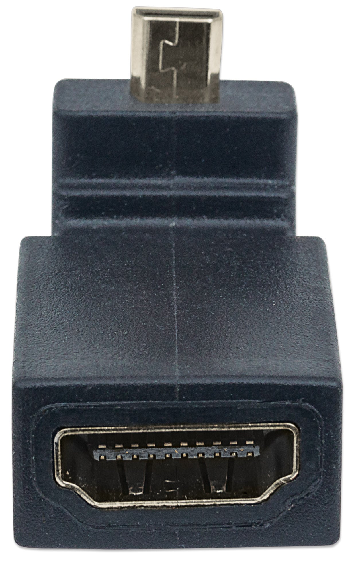 Adattatore HDMI A Femmina / Micro D Maschio Angolato Nero - Manhattan IADAP HDMI-MD90
