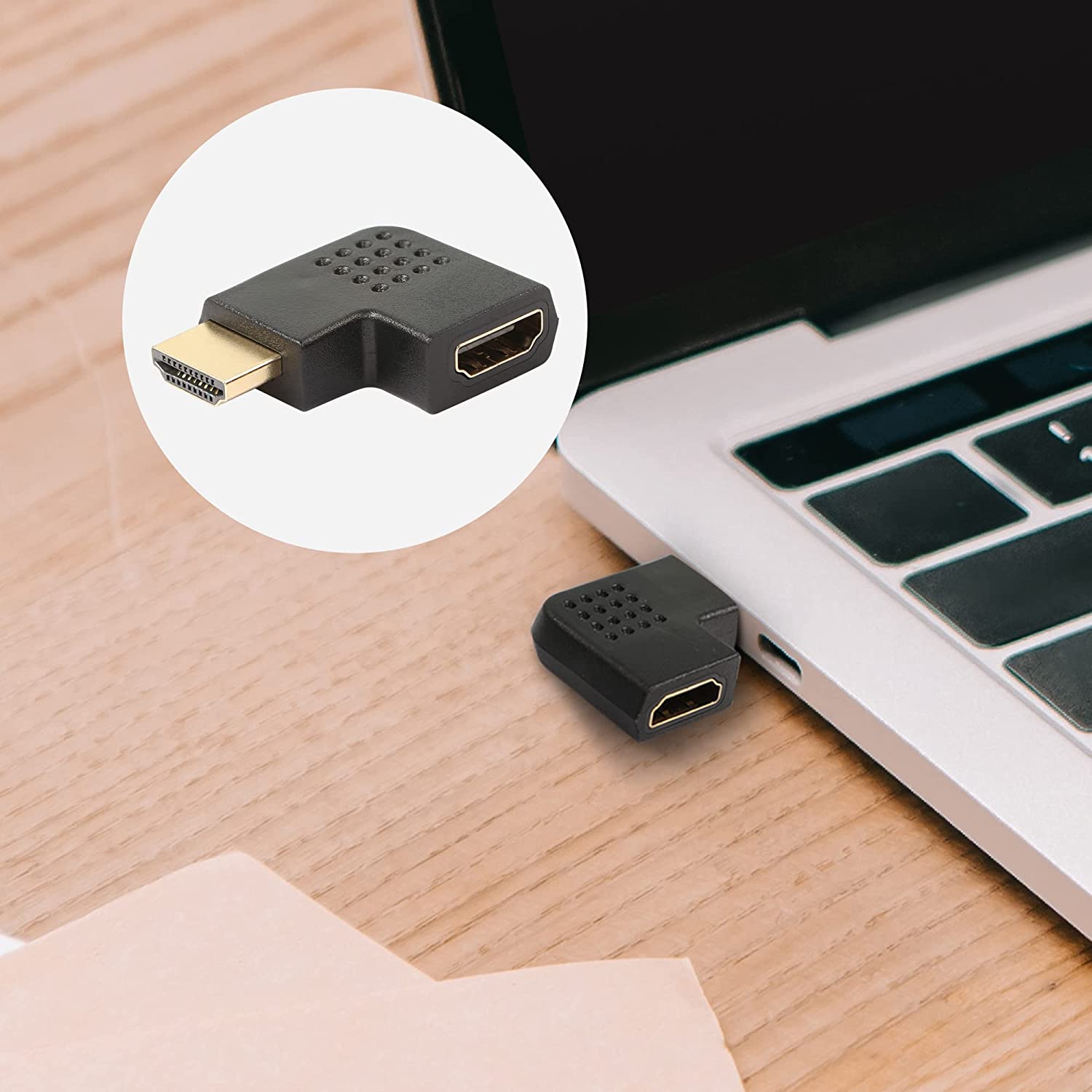 Adattatore HDMI Maschio / Femmina Angolato 90° - Techly IADAP HDMI-R