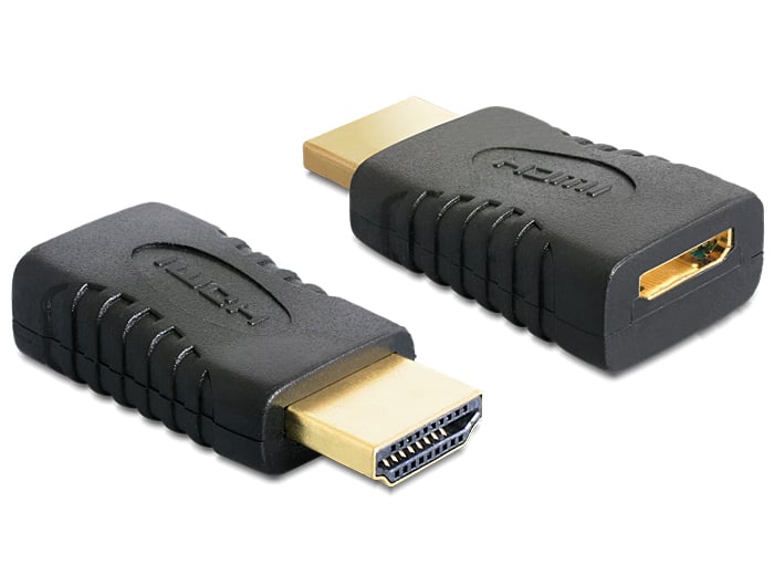 Adattatore HDMI-A maschio a HDMI-C femmina nero - Delock IADAP HDMIMC-HDMI