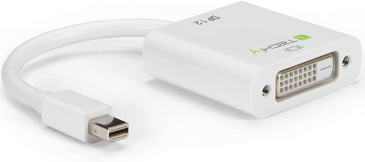Adattatore Mini DisplayPort (Thunderbolt) 1.2 / DVI 15cm Bianco - Techly IADAP MDP-DVIF12