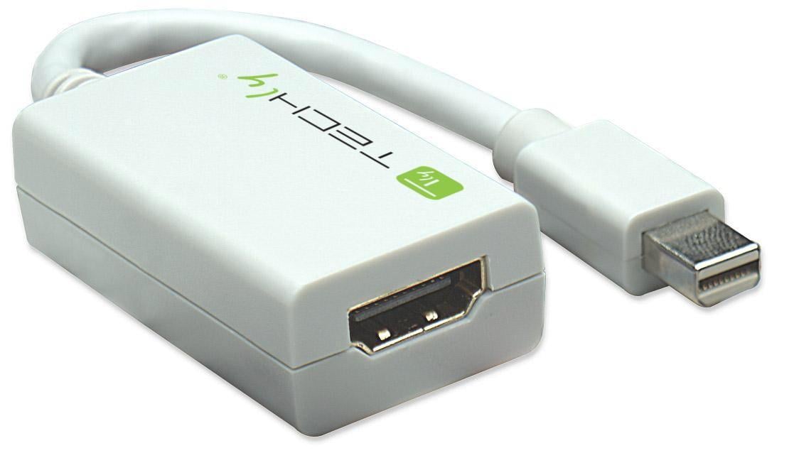 Adattatore Mini DisplayPort (Thunderbolt) 1.1 / HDMI 15cm Bianco - Techly IADAP MDP-HDMIF