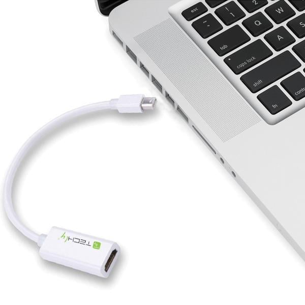 Adattatore Mini DisplayPort (Thunderbolt) 1.1 / HDMI 15cm Bianco - Techly IADAP MDP-HDMIF