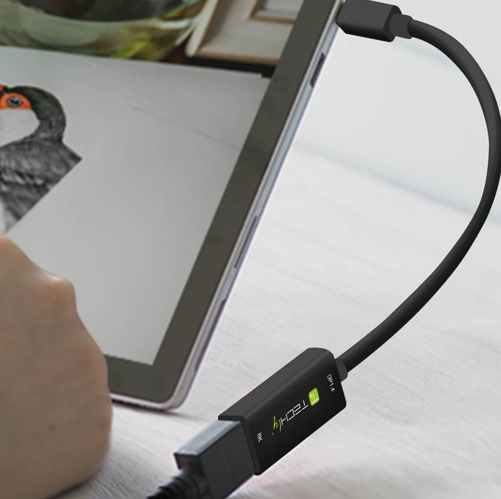 Adattatore Mini DisplayPort (Thunderbolt) 1.4 / HDMI 8K Attivo nero - Techly IADAP MDP-HDMIF8K