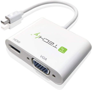 Mini DisplayPort to HDMI/VGA Adapter - Techly IADAP MDP-VGAH12