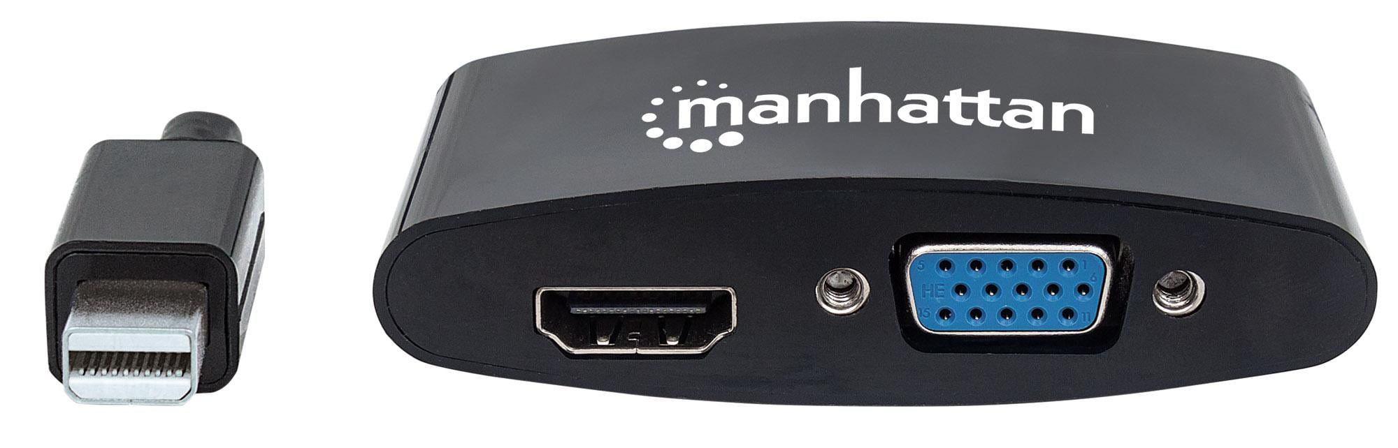 Adattatore Mini DisplayPort 2-in-1 4K HDMI VGA - Manhattan IADAP MDP-VGAHDMI