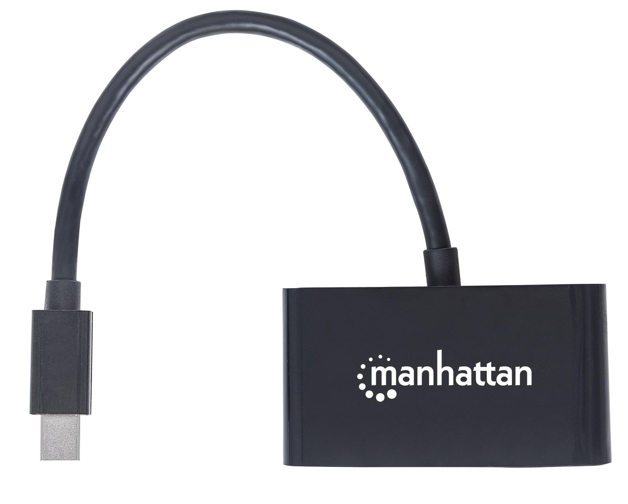 Adattatore Mini DisplayPort 2-in-1 4K HDMI VGA - Manhattan IADAP MDP-VGAHDMI
