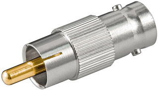 Adattatore da BNC Femmina a RCA Maschio - Goobay IADAP RCA-BNC