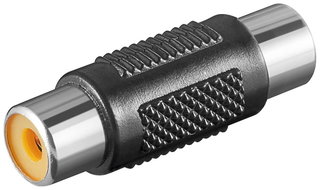 Single RCA female/female audio adapter - Goobay IADAP RCA-F/F