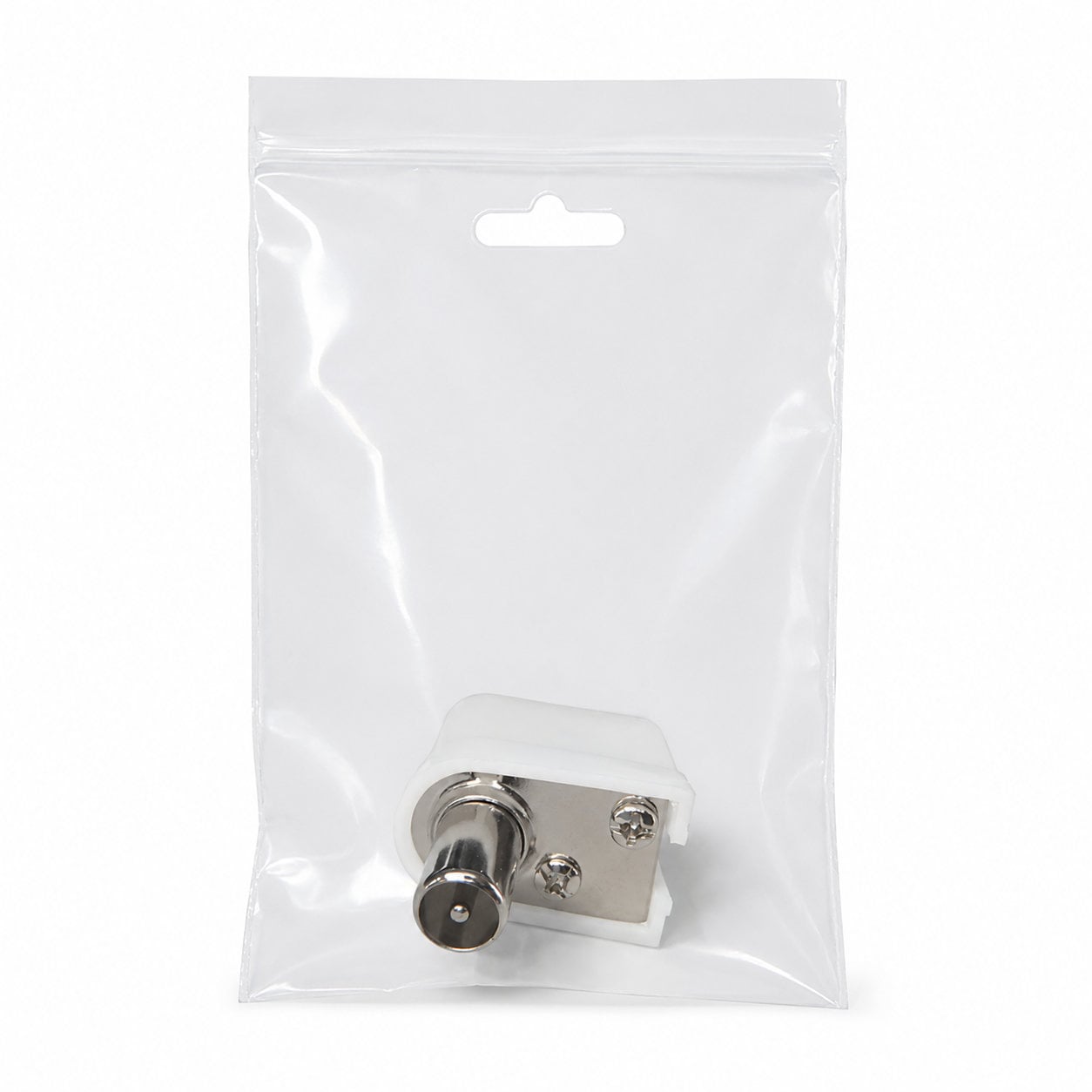 Connettore Cavo Antenna TV Maschio Angolato 9.5 mm - Goobay IADAP SAT-003