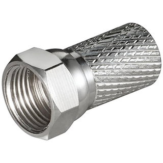 Connettore F per Cavo Antenna Diametro 7 mm - Goobay IADAP SAT-011
