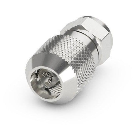 Confezione 10 Adattatori F per Cavi Diametro 7,2/7,4mm - Goobay IADAP SAT-020