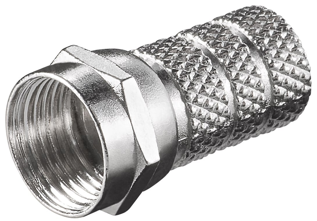 Connettore ad Avvitamento F Twist-on per Cavi 5,2 mm - Goobay IADAP SAT-028