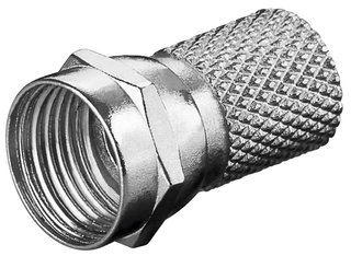 Connettore ad Avvitamento F Twist-on per Cavi 7,0 mm - Goobay IADAP SAT-029