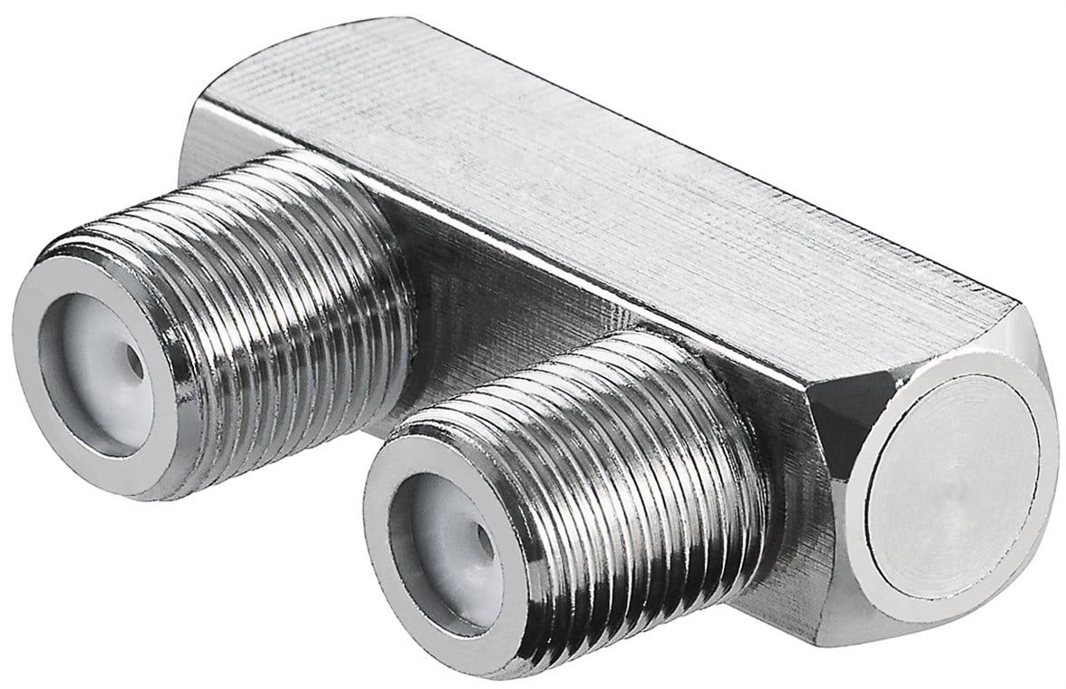 Connettore Coassiale F a U, F/F - Goobay IADAP SAT-031
