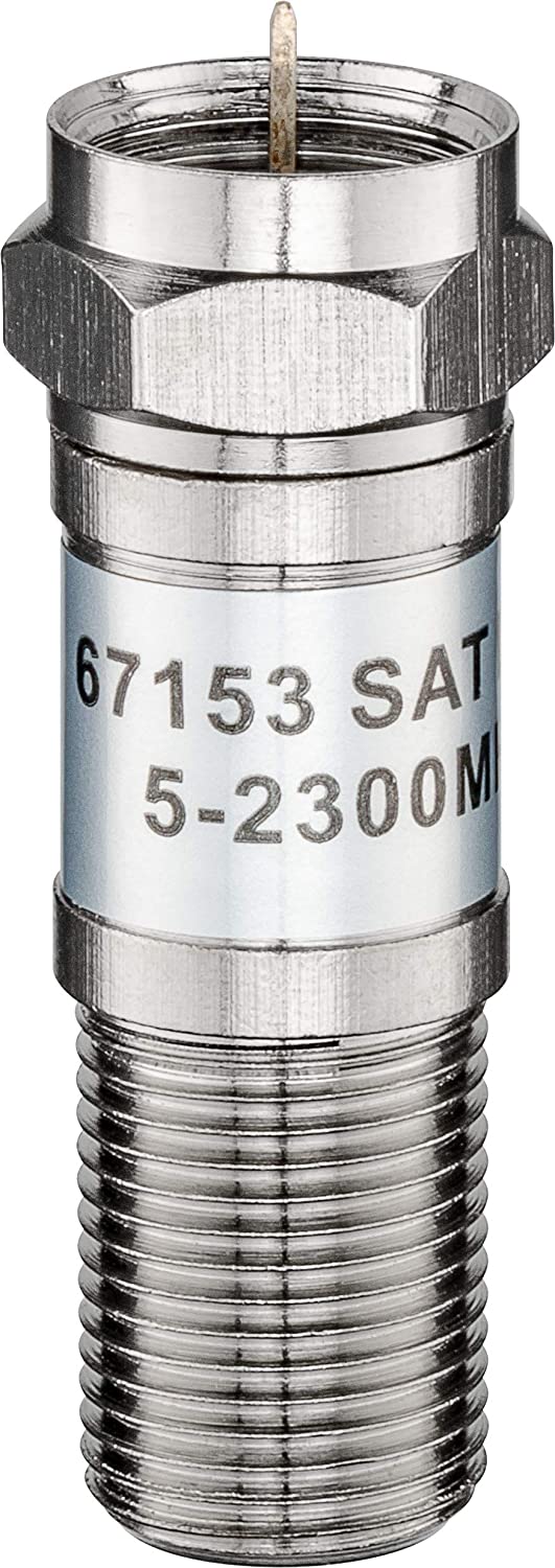 Attenuatore SAT 12dB F/F Maschio/Femmina - Goobay IADAP SAT-ATT12