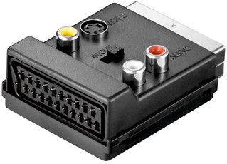 Adattatore SCART IN/OUT con RCA e SVHS - Goobay IADAP SCART-312
