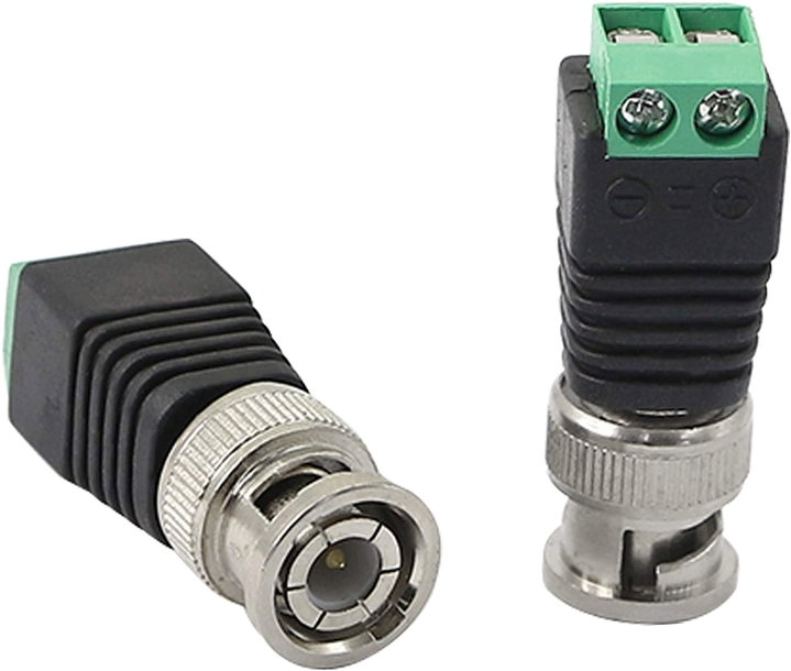 Adattatore Connettore Terminal Block 2-pin a BNC Maschio - Techly IADAP TB2T-BNCMM