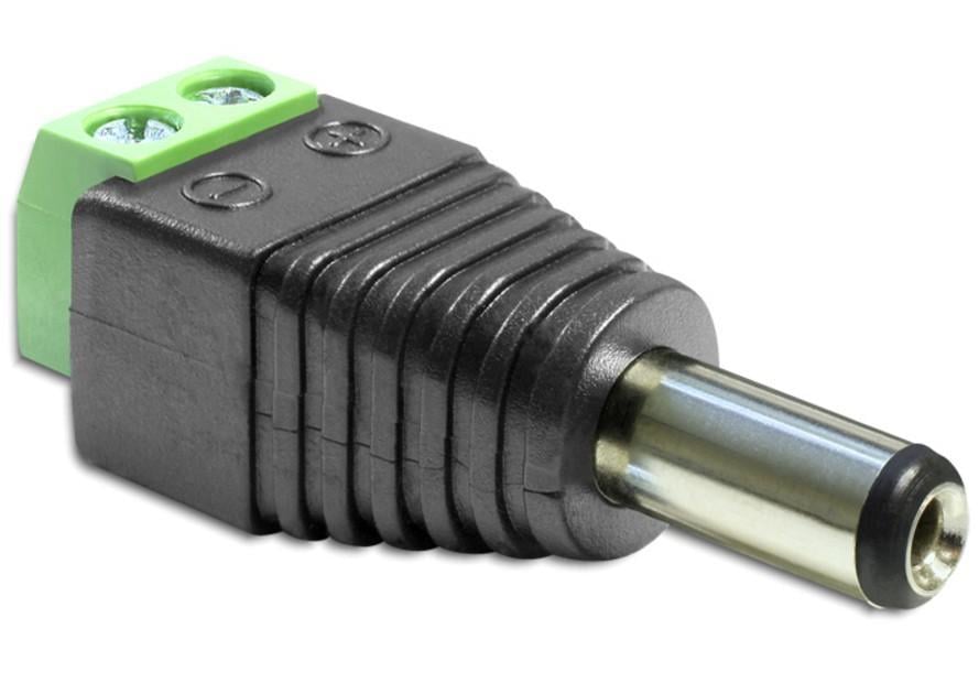 Adattatore Alimentazione Plug DC 2.5x5.5mm Maschio Terminal Block 2 pin - Techly IADAP TB2T-DC2555M
