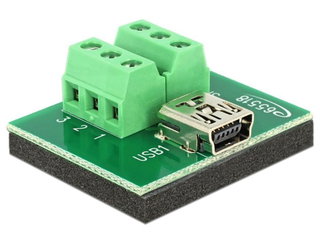 Adattatore Mini USB femmina terminal block 6 pin - Delock IADAP TB6-UMINIF