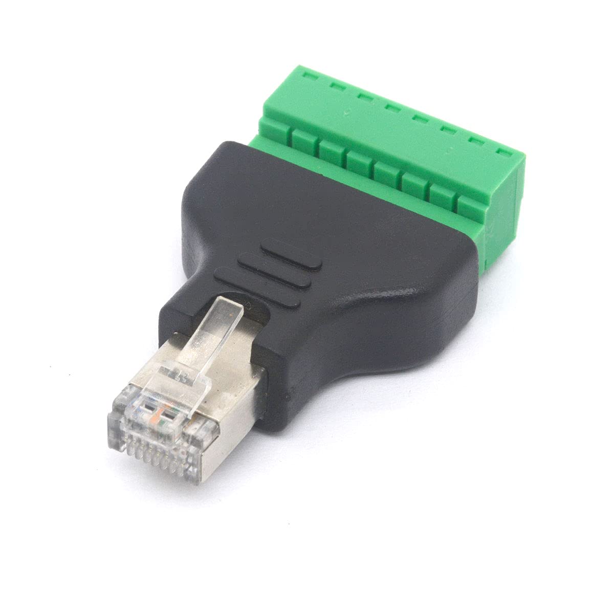 Adattatore Connettore RJ45 Maschio Terminal Block 8 pin - Techly IADAP TB8T-RJ45M